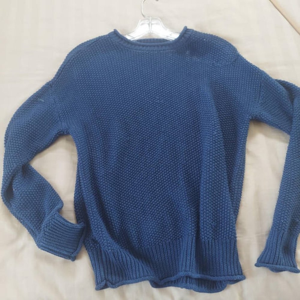 Blue Weave Sweatr